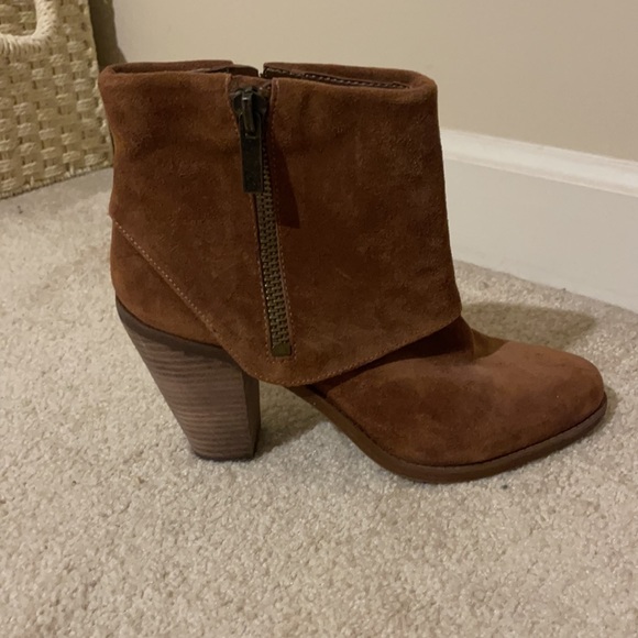Jessica Simpson Size 10 Brown Ankle Boots - Picture 2 of 5